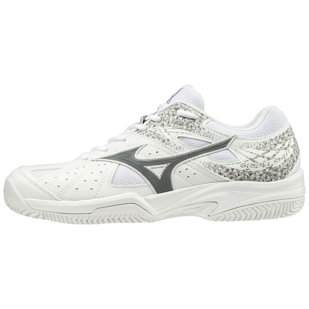 Tenis Netshoes Mizuno Break Shot 2 CC - Homem - Branco/Pretas/Branco - YRTGX0843